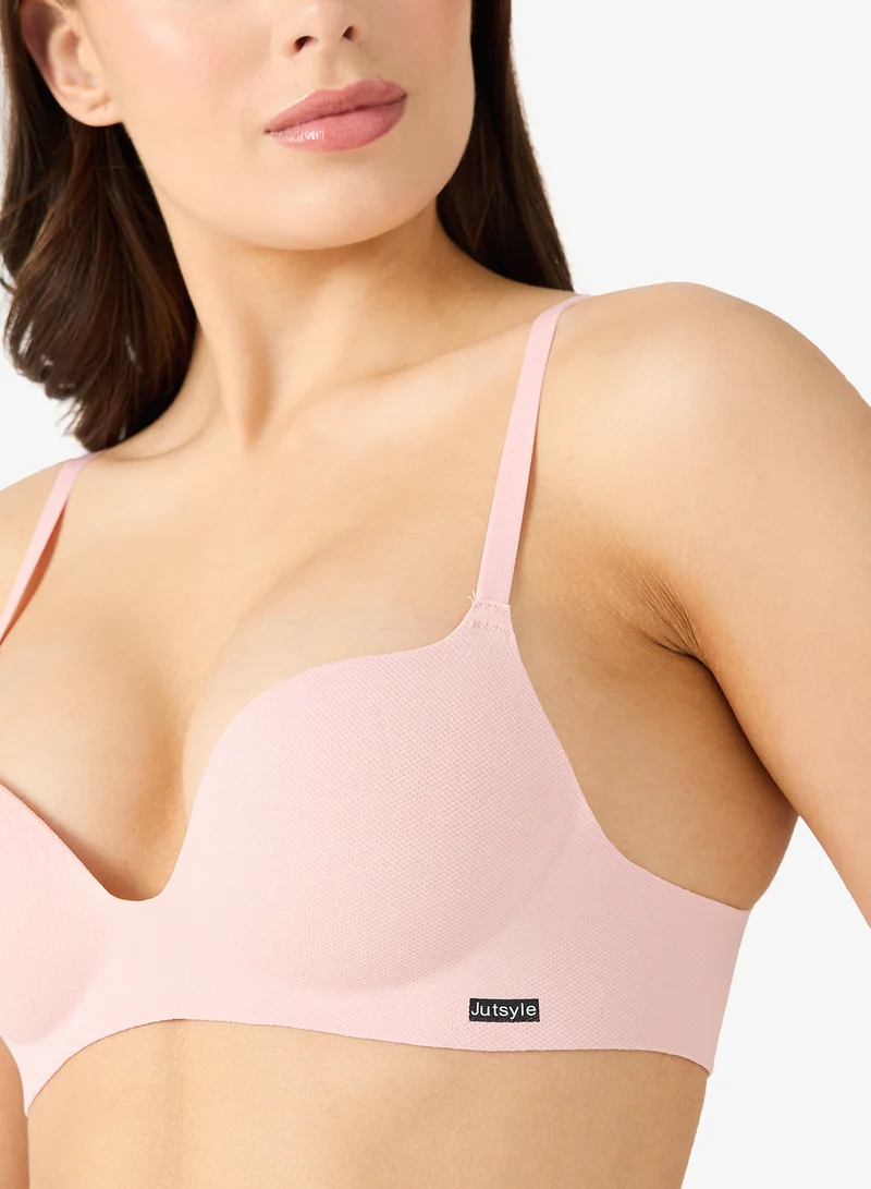 Ginger  2PC Seamless Non Wired Padded Push Up Bra for Women | Best Price UAE